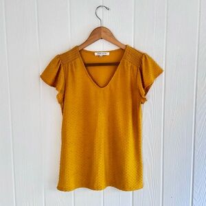 Rose & Olive Yellow Short Sleeve
